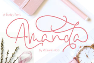 Amanda Script: Elevating Designs with Elegant Handwritten Style
