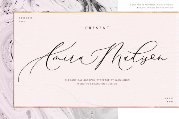 Amira Madison: A Modern Script Font for Beautiful Design