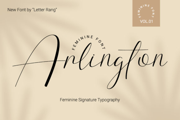 Arlington: The Script Font That Captures Feminine Elegance