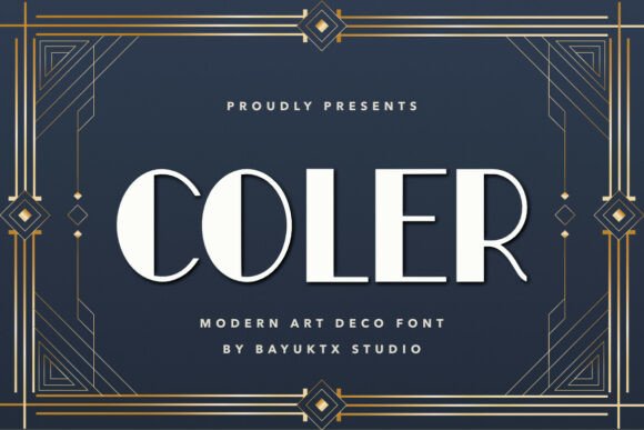 Coler Art Deco: A Typeface for Timeless Brand Identity