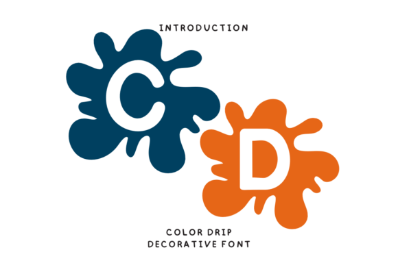 Color Drip: A Decorative Font for Authentic Creative Projects