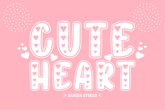 Cute Heart: A Sweet Typeface for Your Most Playful Projects