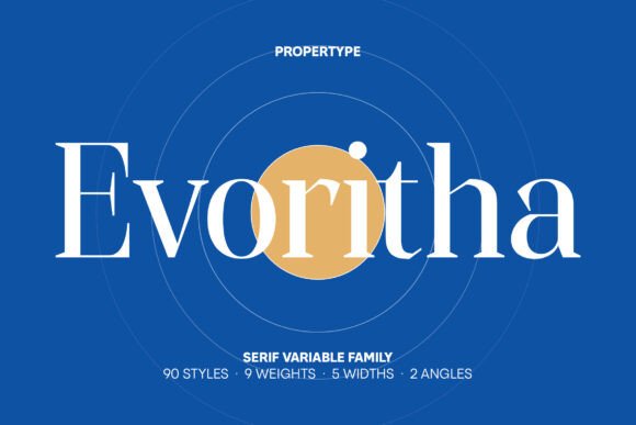 Discovering Evoritha: A Serif Font with Modern Grace