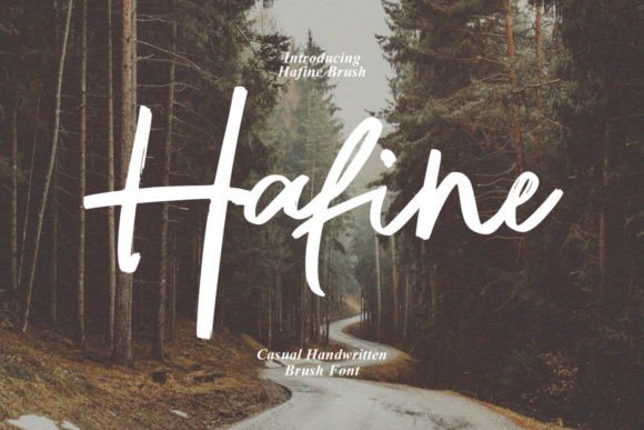 Hafine Brush: A Typeface That Actually Has Character