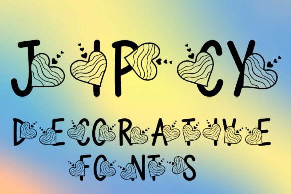 Jipcy: A Sweet Typeface for Lovable Designs