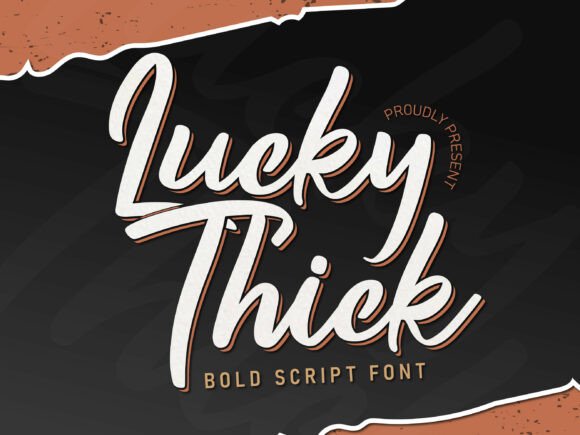 Lucky Thick: A Handwritten Vintage Script Font with Modern Charm