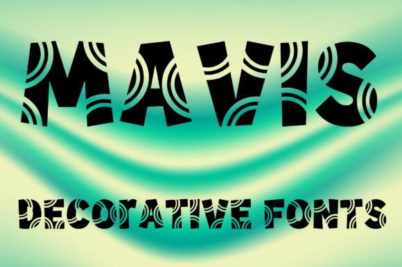 Mavis: The Retro-Geometric Font for Bold Branding