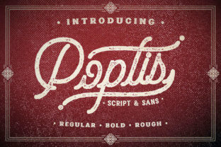 Poptis & Heaver: A Versatile Font Duo for Creative Projects