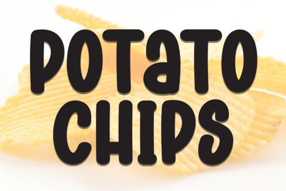 Potato Chips: The Casual Display Font for Fun Branding