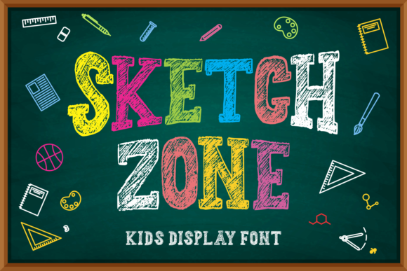 Sketch Zone: A Display Font That Captures Creative Energy
