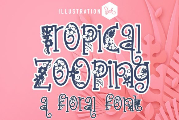 Tropical Zooping: A Jungle of Colorful Typography