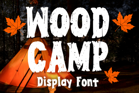 Wood Camp: A Bold Typeface for Playful Design Projects